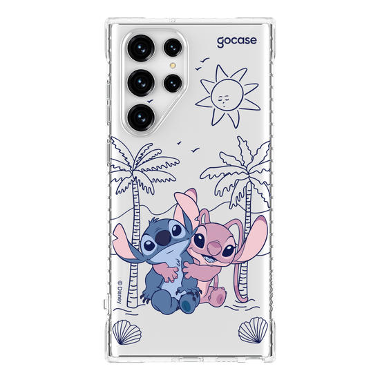 Capinha para celular  Lilo e Stitch - Tropical Lines