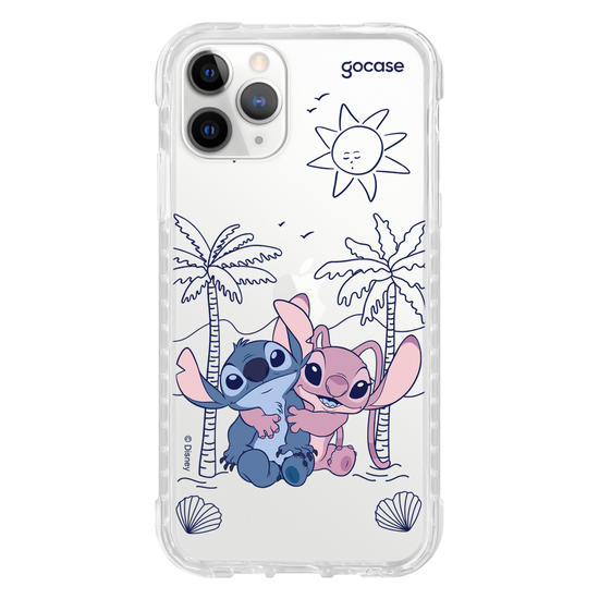 Capinha para celular  Lilo e Stitch - Tropical Lines