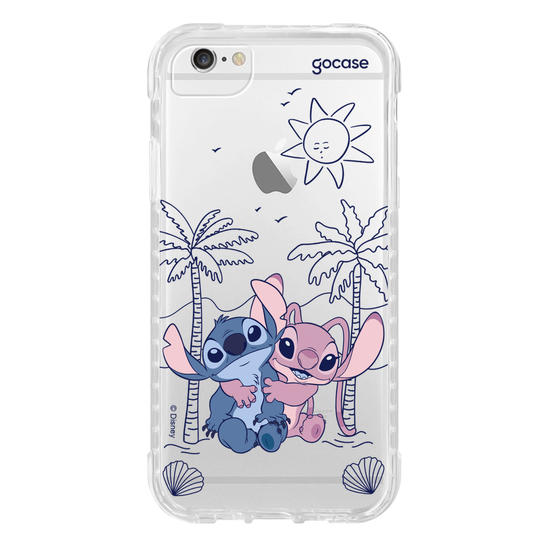 Capinha para celular  Lilo e Stitch - Tropical Lines