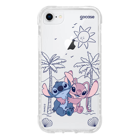 Capinha para celular  Lilo e Stitch - Tropical Lines