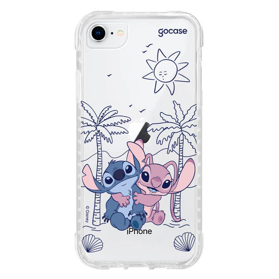 Capinha para celular  Lilo e Stitch - Tropical Lines