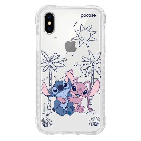 Capinha para celular  Lilo e Stitch - Tropical Lines