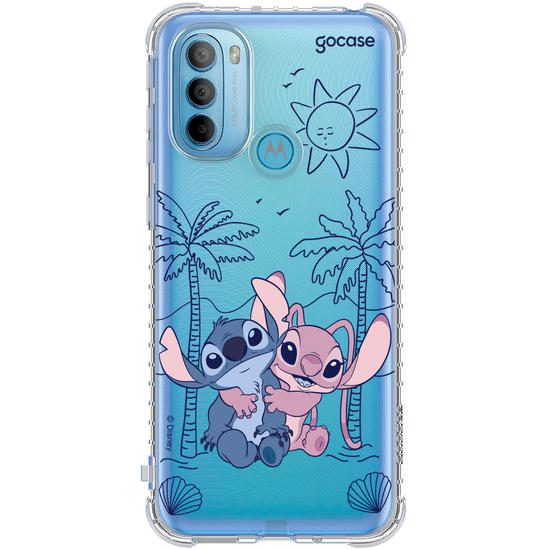 Capinha para celular  Lilo e Stitch - Tropical Lines