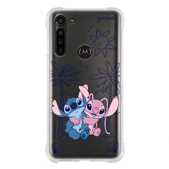 Capinha para celular  Lilo e Stitch - Tropical Lines