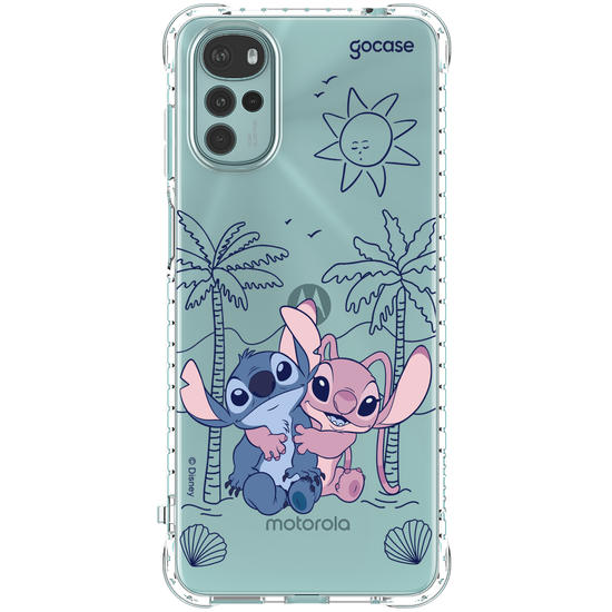 Capinha para celular  Lilo e Stitch - Tropical Lines