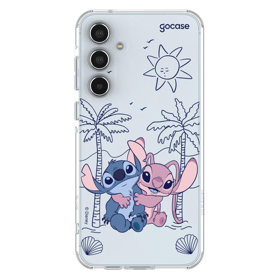 Capinha para celular  Lilo e Stitch - Tropical Lines
