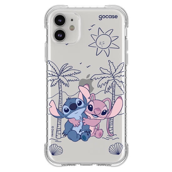 Capinha para celular  Lilo e Stitch - Tropical Lines