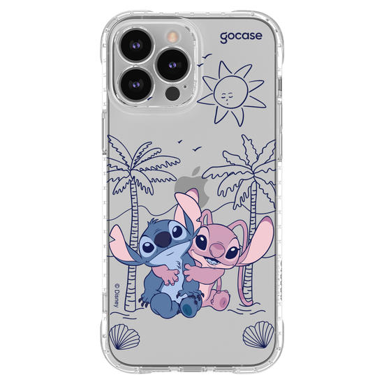 Capinha para celular  Lilo e Stitch - Tropical Lines