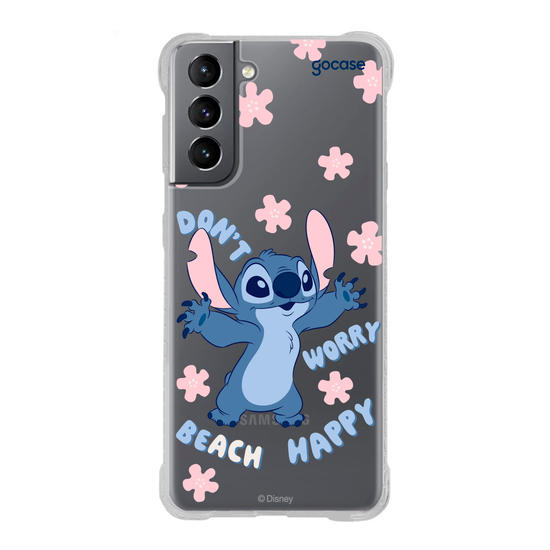 Capinha para celular  Lilo e Stitch - Don't Worry, Be(ach) Happy