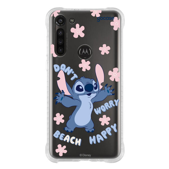 Capinha para celular  Lilo e Stitch - Don't Worry, Be(ach) Happy