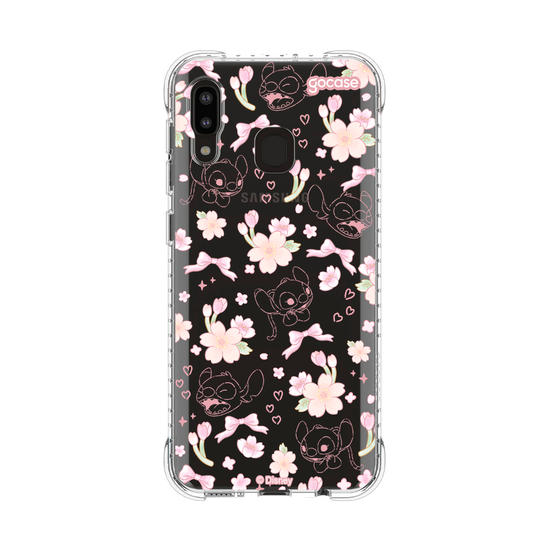 Capinha para celular  Lilo e Stitch - Watercolor Cherry Blossom