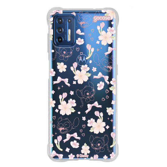 Capinha para celular  Lilo e Stitch - Watercolor Cherry Blossom