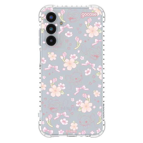 Capinha para celular  Lilo e Stitch - Watercolor Cherry Blossom