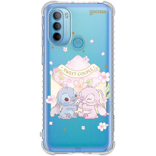 Capinha para celular  Lilo e Stitch - Sweet Couple