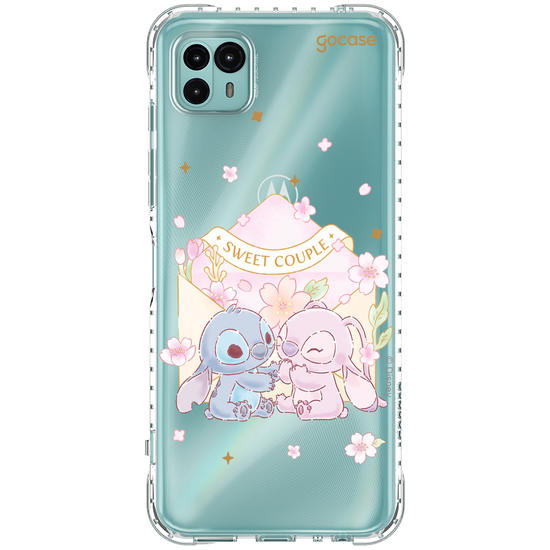 Capinha para celular  Lilo e Stitch - Sweet Couple