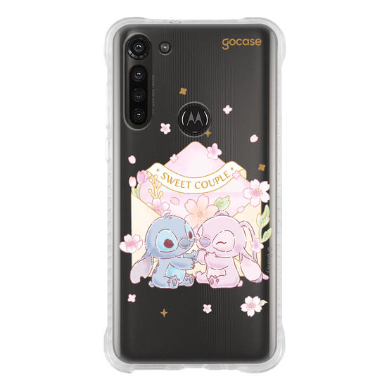 Capinha para celular  Lilo e Stitch - Sweet Couple