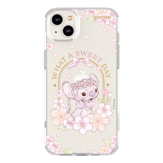 Capinha para celular  Lilo e Stitch - Angel Cherry Blossom