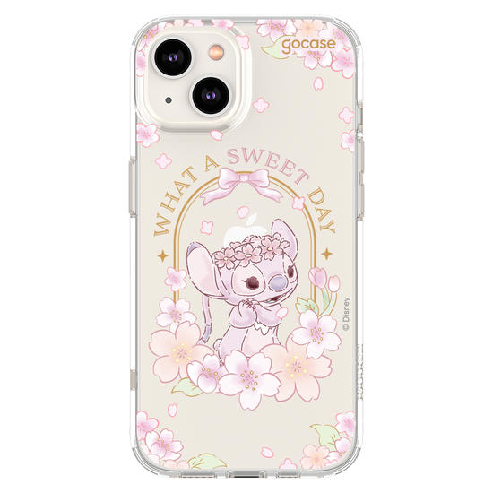 Capinha para celular  Lilo e Stitch - Angel Cherry Blossom