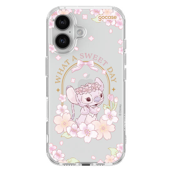 Capinha para celular  Lilo e Stitch - Angel Cherry Blossom