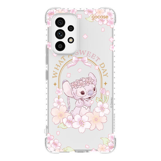 Capinha para celular  Lilo e Stitch - Angel Cherry Blossom