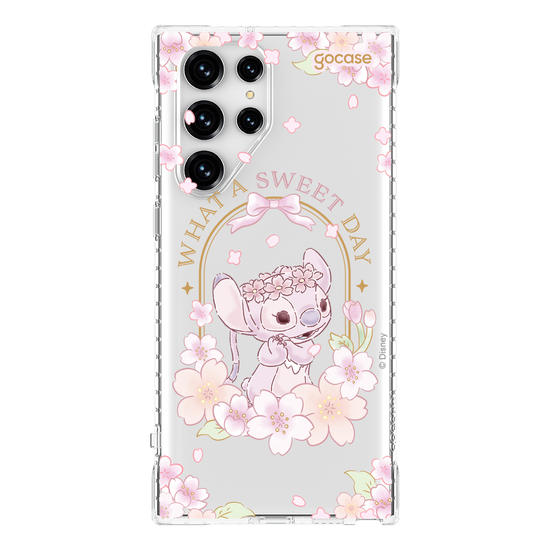 Capinha para celular  Lilo e Stitch - Angel Cherry Blossom
