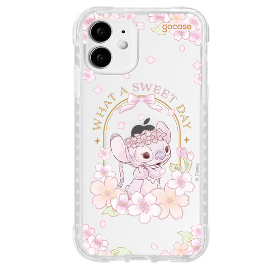 Capinha para celular  Lilo e Stitch - Angel Cherry Blossom