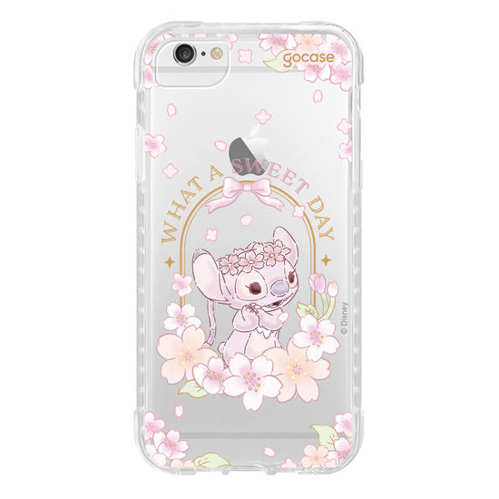 Capinha para celular  Lilo e Stitch - Angel Cherry Blossom