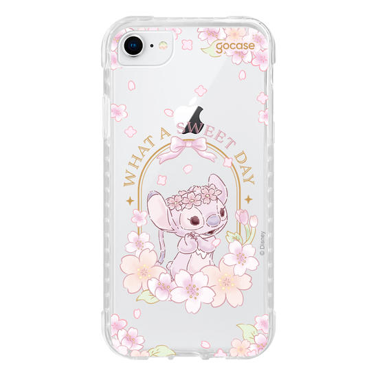 Capinha para celular  Lilo e Stitch - Angel Cherry Blossom