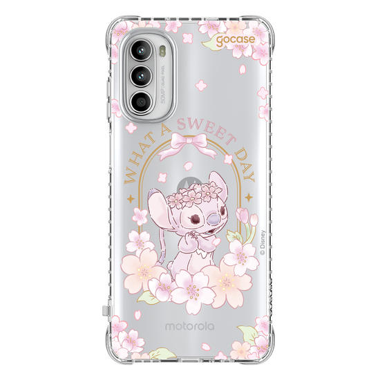 Capinha para celular  Lilo e Stitch - Angel Cherry Blossom