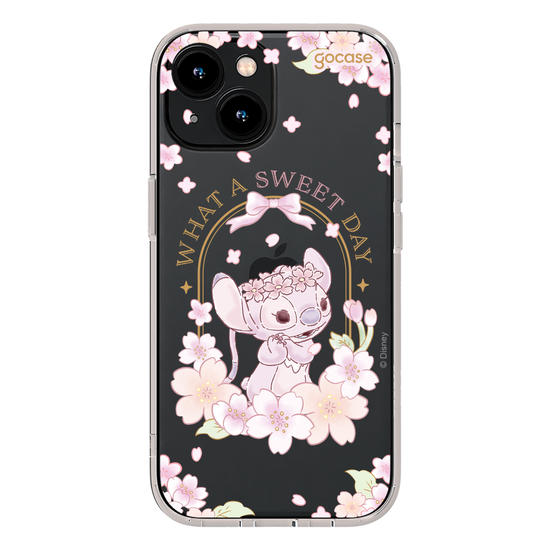 Capinha para celular  Lilo e Stitch - Angel Cherry Blossom