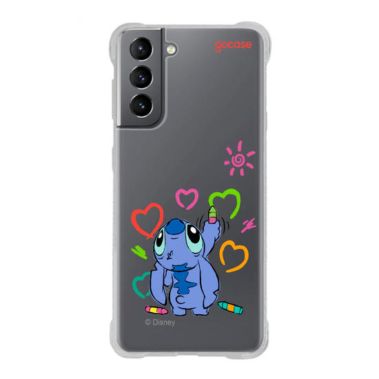Capinha para celular  Lilo e Stitch - Rabiscos Fofos