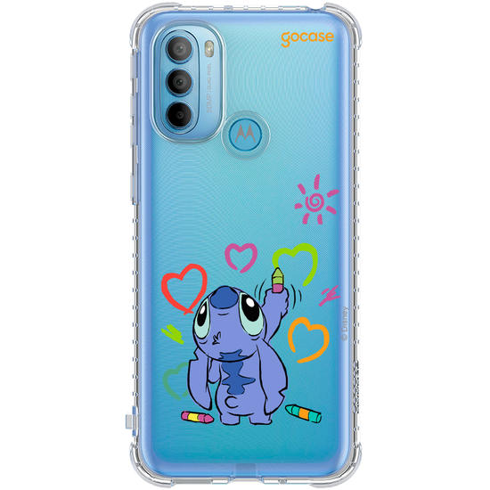 Capinha para celular  Lilo e Stitch - Rabiscos Fofos