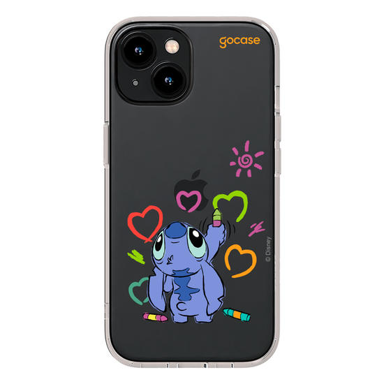 Capinha para celular  Lilo e Stitch - Rabiscos Fofos