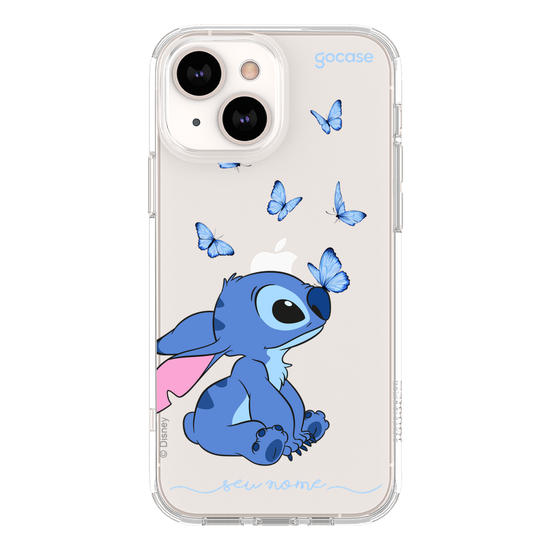 Capinha para celular Lilo e Stitch - Borboletas Cute