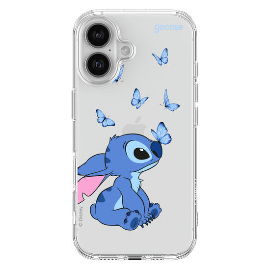 Capinha para celular  Lilo e Stitch - Borboletas Cute