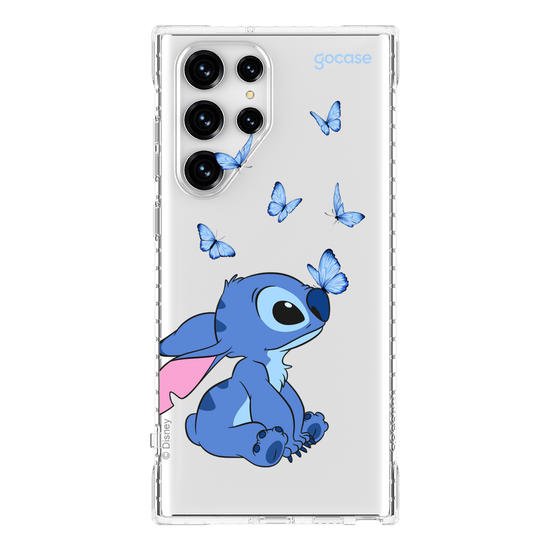 Capinha para celular  Lilo e Stitch - Borboletas Cute