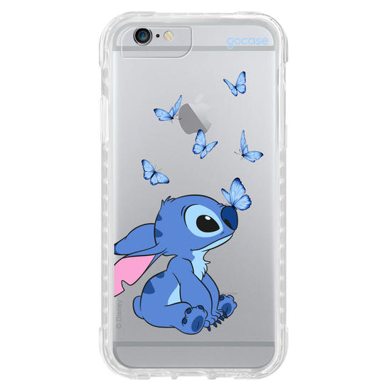 Capinha para celular  Lilo e Stitch - Borboletas Cute