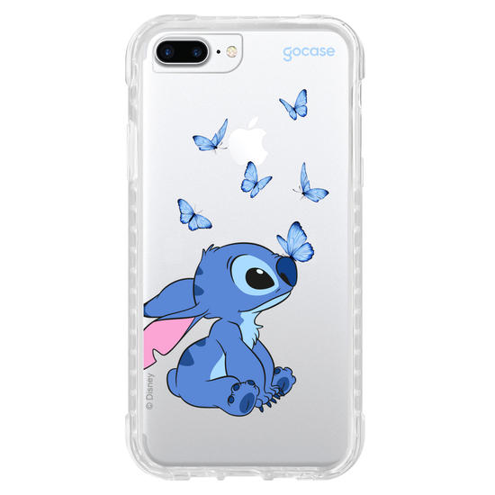 Capinha para celular  Lilo e Stitch - Borboletas Cute