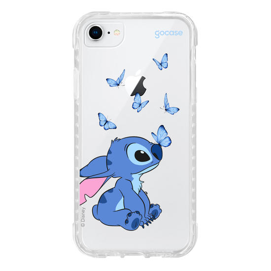 Capinha para celular  Lilo e Stitch - Borboletas Cute