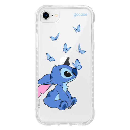 Capinha para celular  Lilo e Stitch - Borboletas Cute