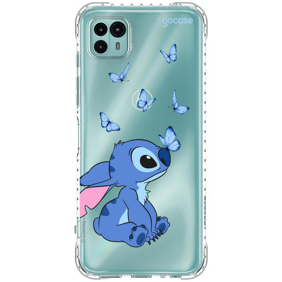 Capinha para celular  Lilo e Stitch - Borboletas Cute