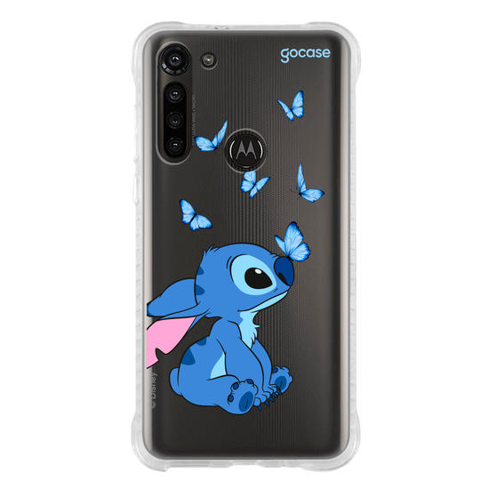 Capinha para celular  Lilo e Stitch - Borboletas Cute