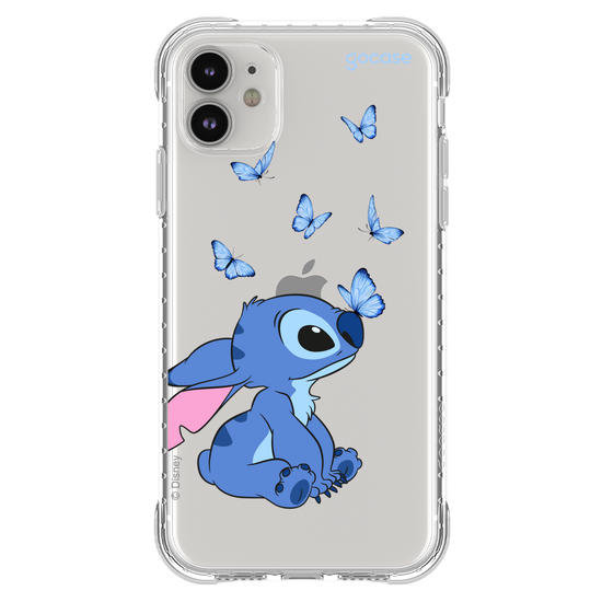 Capinha para celular  Lilo e Stitch - Borboletas Cute