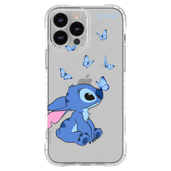 Capinha para celular  Lilo e Stitch - Borboletas Cute