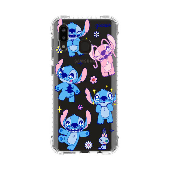 Capinha para celular  Lilo e Stitch - Flowers Super Cute