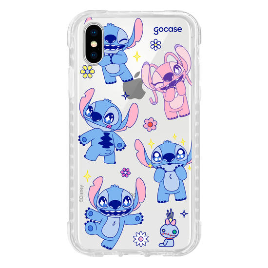 Capinha para celular  Lilo e Stitch - Flowers Super Cute