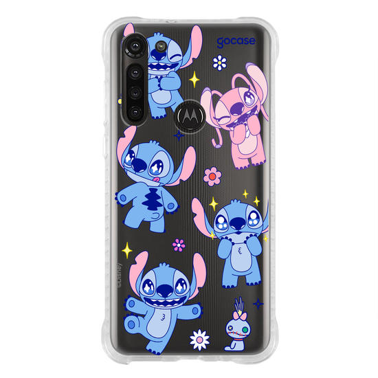 Capinha para celular  Lilo e Stitch - Flowers Super Cute