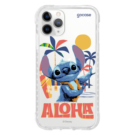 Capinha para celular  Lilo e Stitch - Praia Havaiana