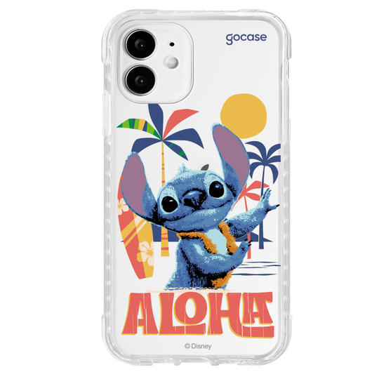 Capinha para celular  Lilo e Stitch - Praia Havaiana