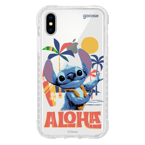 Capinha para celular  Lilo e Stitch - Praia Havaiana
